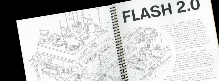 edition recette du futur, designer graphique Marseille