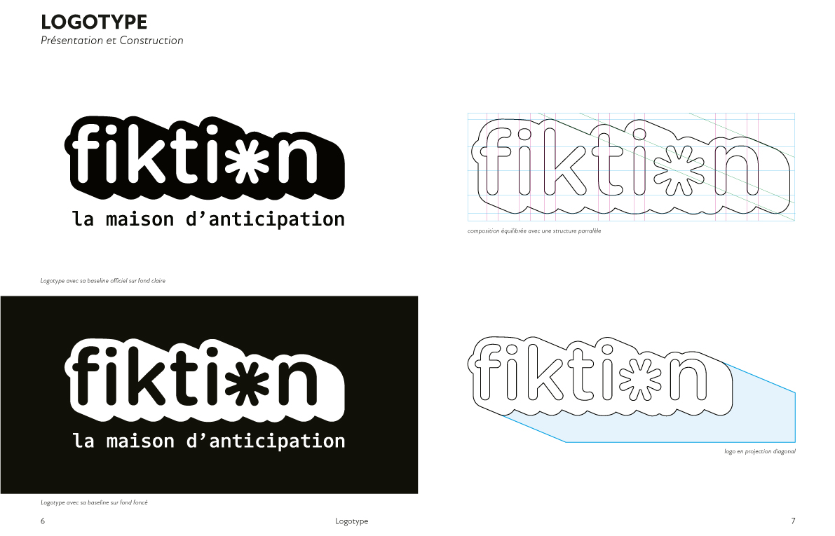 charte graphique média d'anticipation, designer graphique Marseille