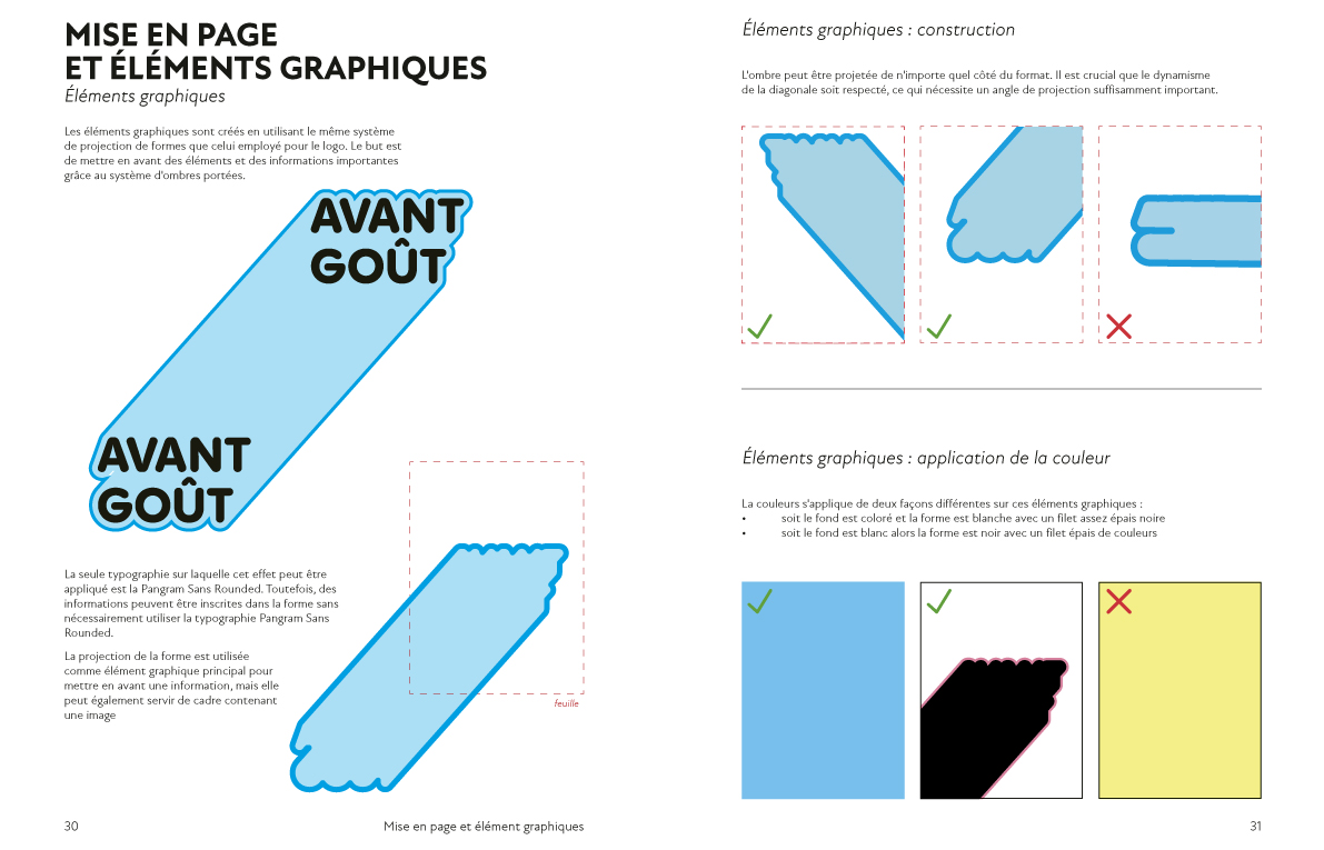 charte graphique média d'anticipation, designer graphique Marseille