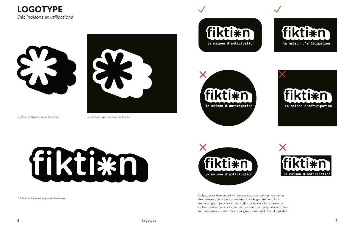 charte graphique média d'anticipation, designer graphique Marseille