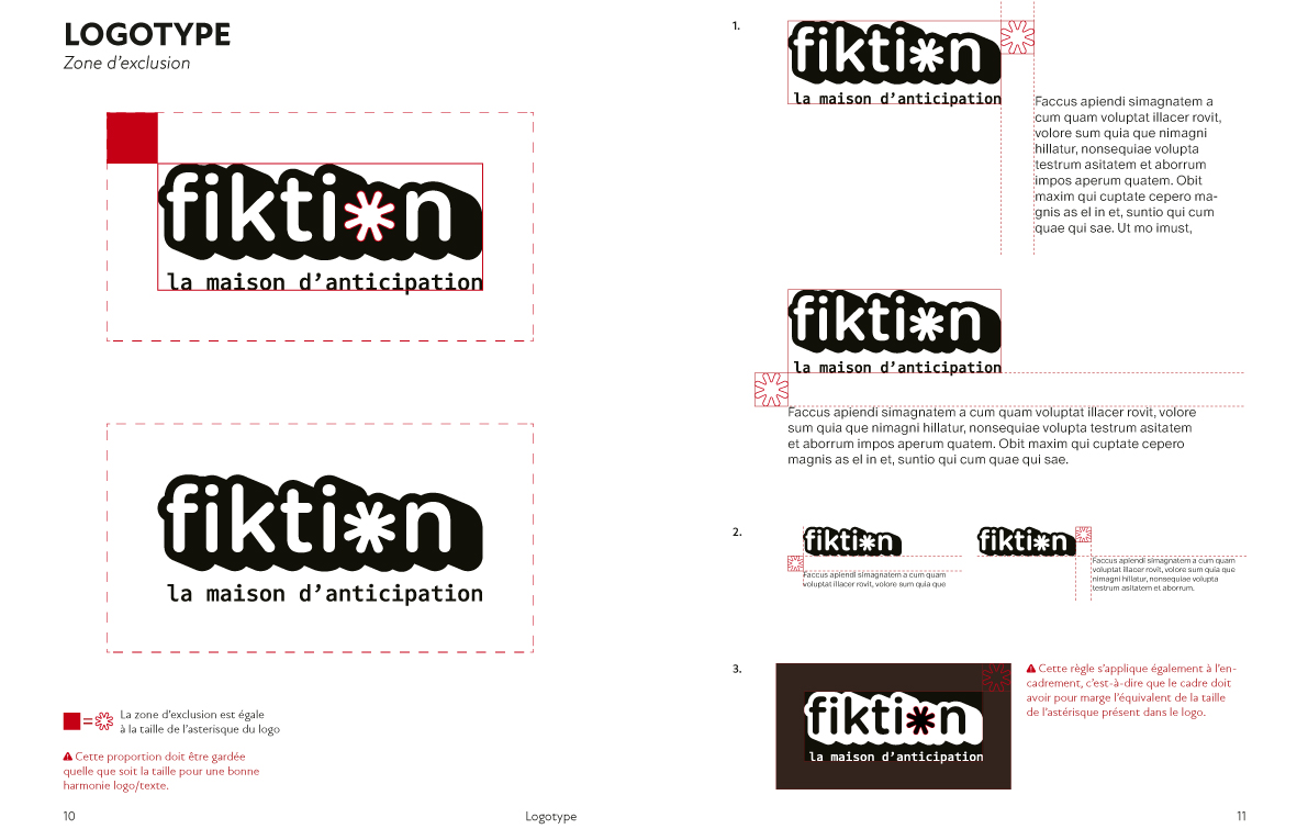 charte graphique média d'anticipation, designer graphique Marseille