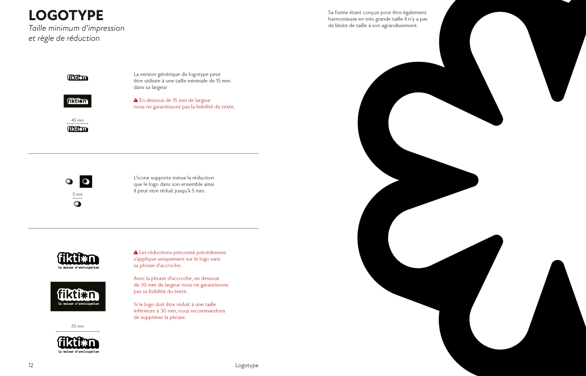 charte graphique média d'anticipation, designer graphique Marseille