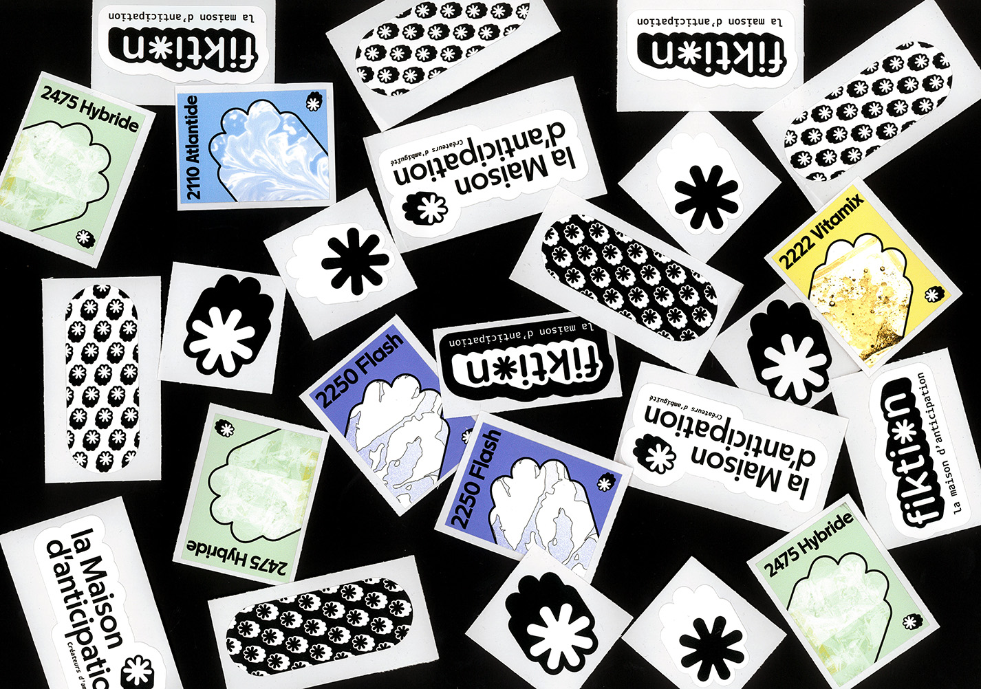 adhésif fiktion, Marine Terrin designer graphique Marseille