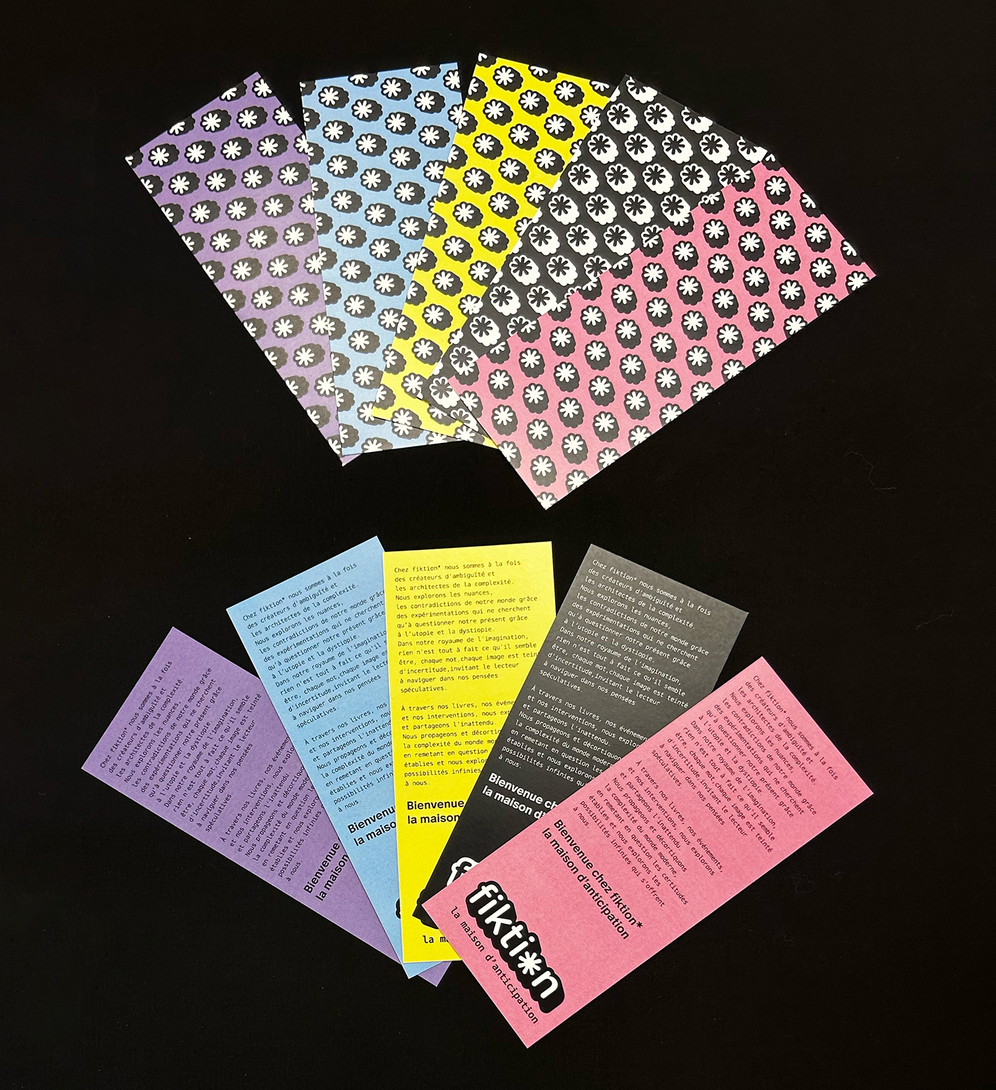 marque page fiktion, designer graphique Marseille, Marine Terrin